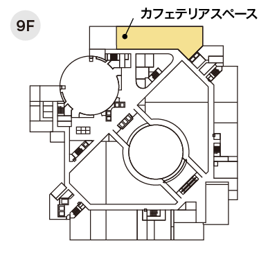 カフェテリアスペース会場図