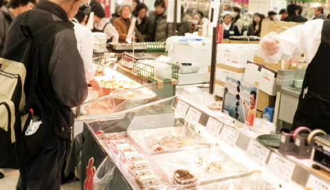 食品の展示会は？