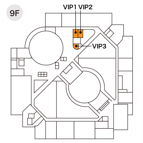 VIPルーム配置図