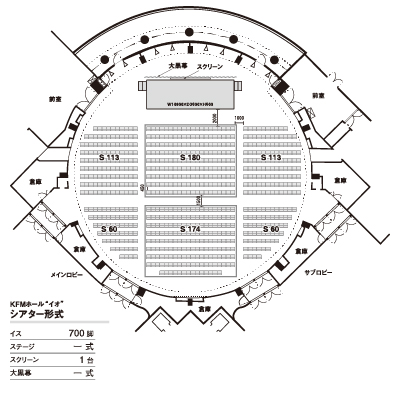 KFMホールイオ　シアター形式