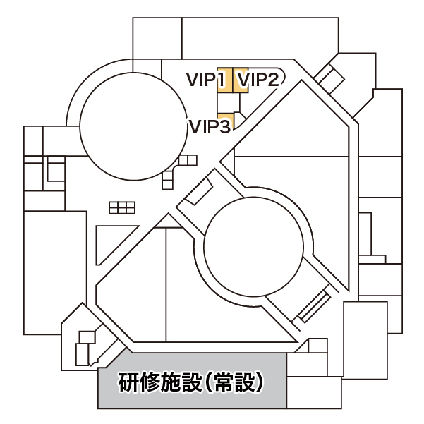 VIPルームレイアウト図